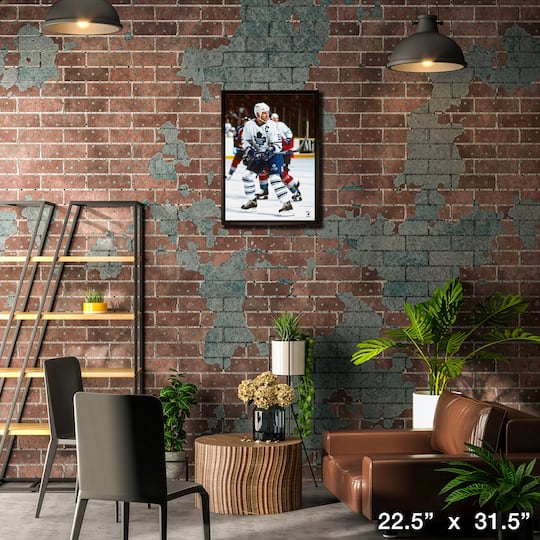 Doug Gilmour 20" x 29" Framed Canvas Maple Leafs Action-V 22.5" x 31.5"
